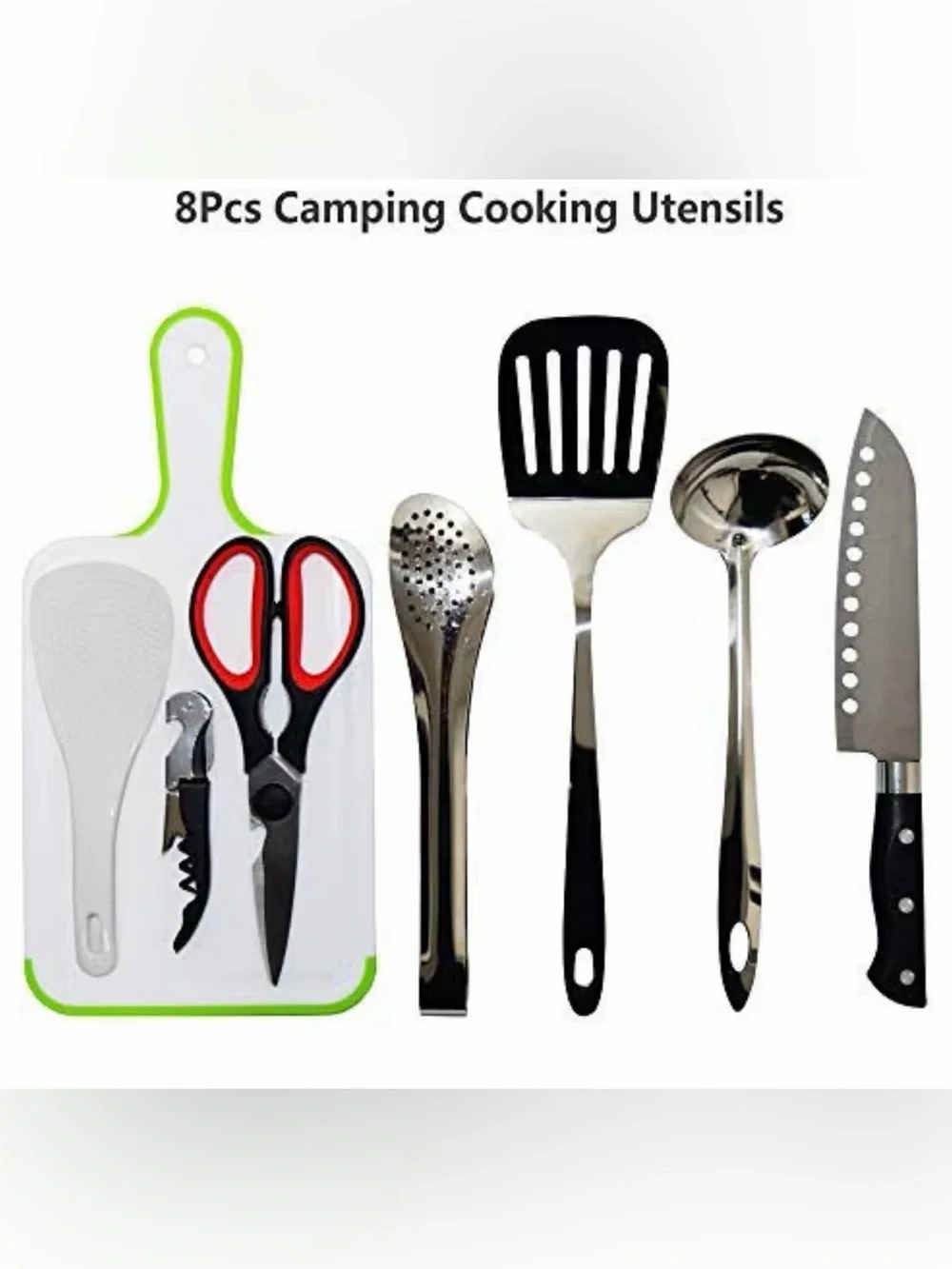 Camp Kitchen Utensil Organizer Travel Set Portable BBQ Camping Cookware